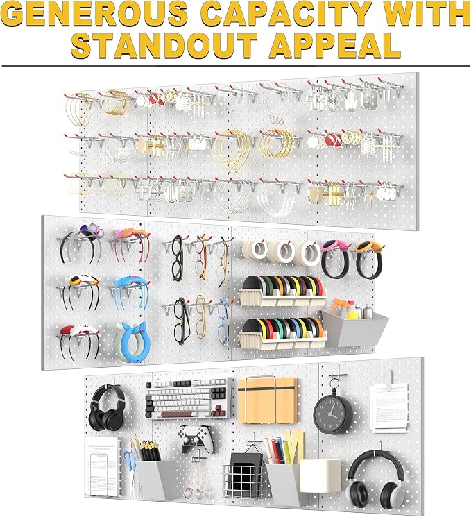 Ultrawall Metal Pegboard Panels, Pegboard Wall Organizer, Peg Boards - Image 6