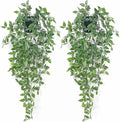 Artificial Hanging Plants Fake Small Potted Plants Faux Mandala Vines Plastic by Season2Season