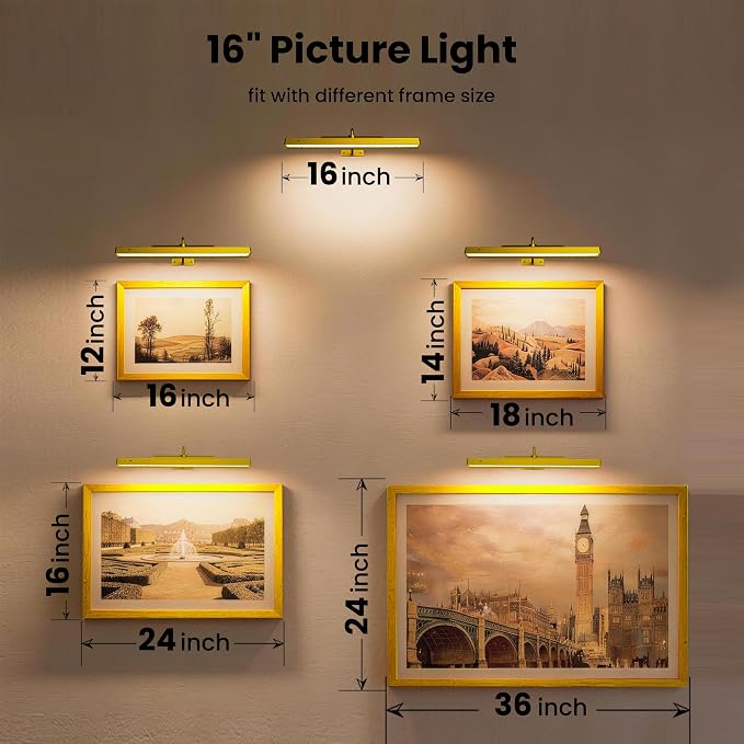 Picture Light 3Pack- 16in Picture Lights - Image 6