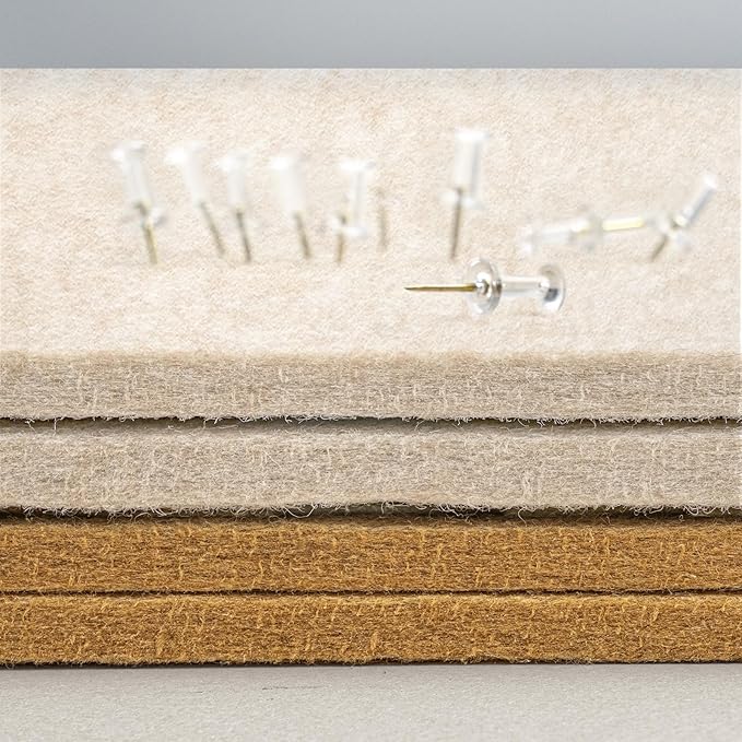 Lightomorrow Bulletin Board, 36 x 24 inches Felt Board - Image 6