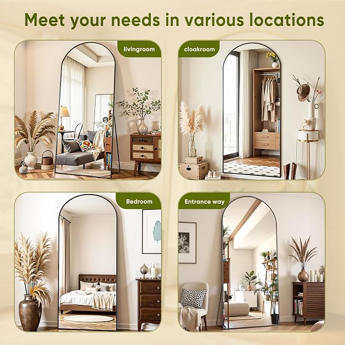 Full Length Mirror, Oversized Floor Mirrors, Leaning Free Standing Mirrors - Image 9