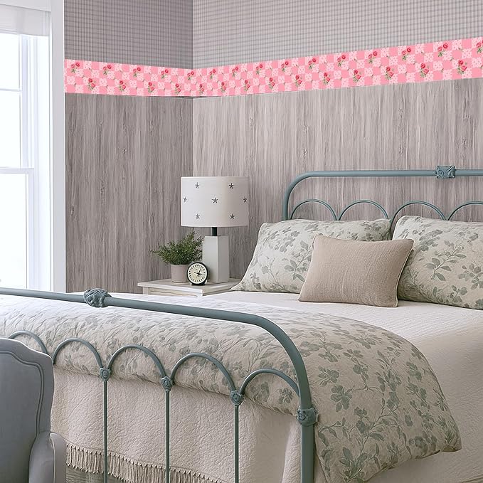 Pink Polka Dot Wallpaper Border 196x4 Inch Peel and Stick Wall Border Removable - Image 7