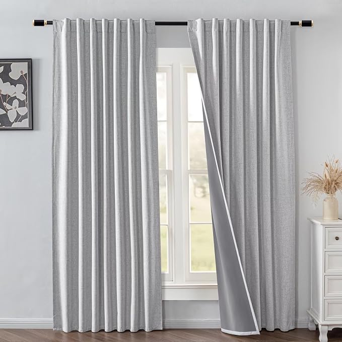 IGEMAEVE 100% Blackout Curtains 84 Inch Length by IGEMAEVE
