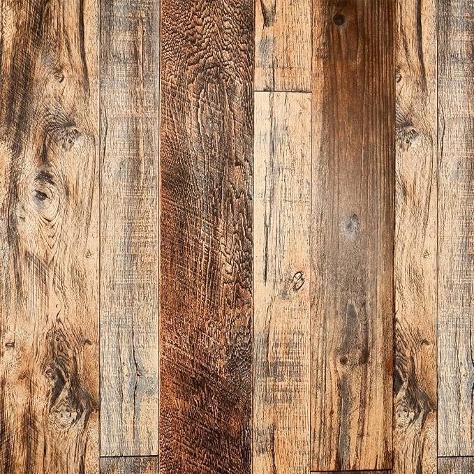 TANONE Wood Contact Paper Kitchen Peel and Stick Wallpaper, Self Adhesive by TANONE
