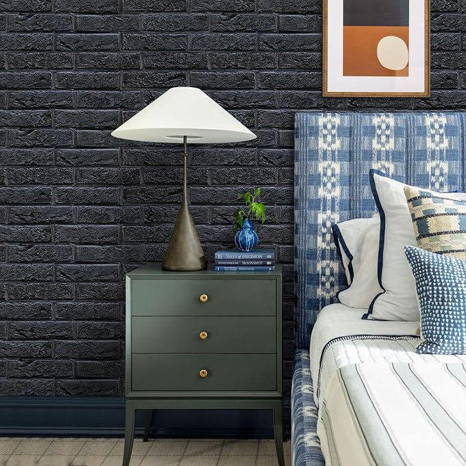 Commomy 3D Brick Wall Panels Peel and Stick - Image 7