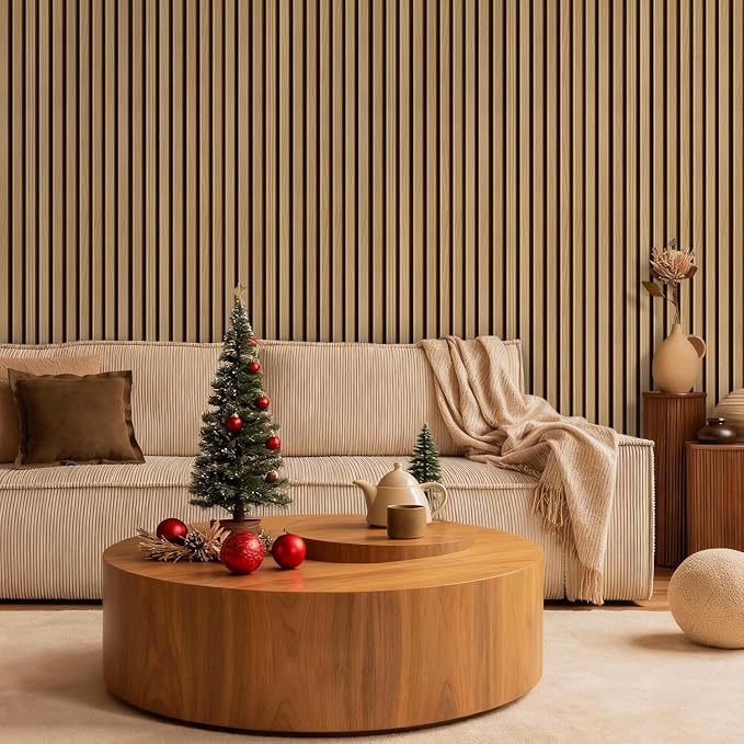 COMSTICKC 3D Faux Wood Wall Sticker, Peel and Stick Wall Covering, DIY - Image 7