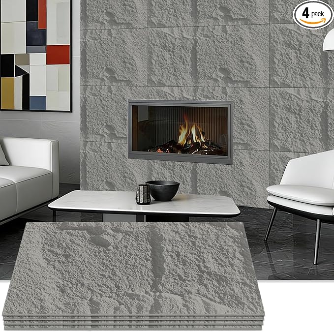 3D Faux Stone Wall Panels, 1.18" wall Panels by Unknown