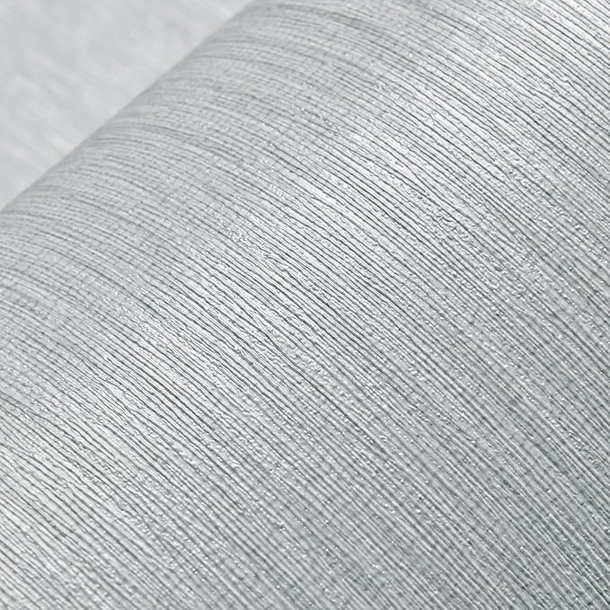 Haimin Grasscloth Wallpaper Peel and Stick 20.9in X 393in Fabric Contact Paper by HaiminHomeDecorWallpaper