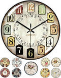 Decorative Wall Clocks Batterys Operated, Retro Wall Clock by Unknown
