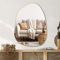 PERFNIQUE Irregular Wall Mirror Asymmetrical Mirror, Decorative Modern Boho by PERFNIQUE