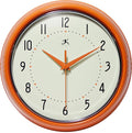 Infinity Instruments LTD. Retro 9 inch Silent Sweep Non-Ticking Mid Century by InfinityInstruments