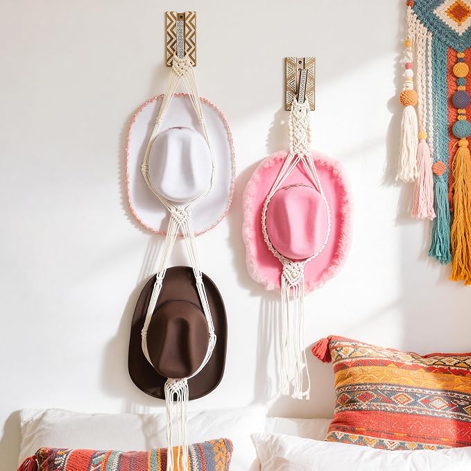 Boho Foldable Wall Hooks: Decorative Wooden Coat Hooks 2Pack Mounted - Image 7