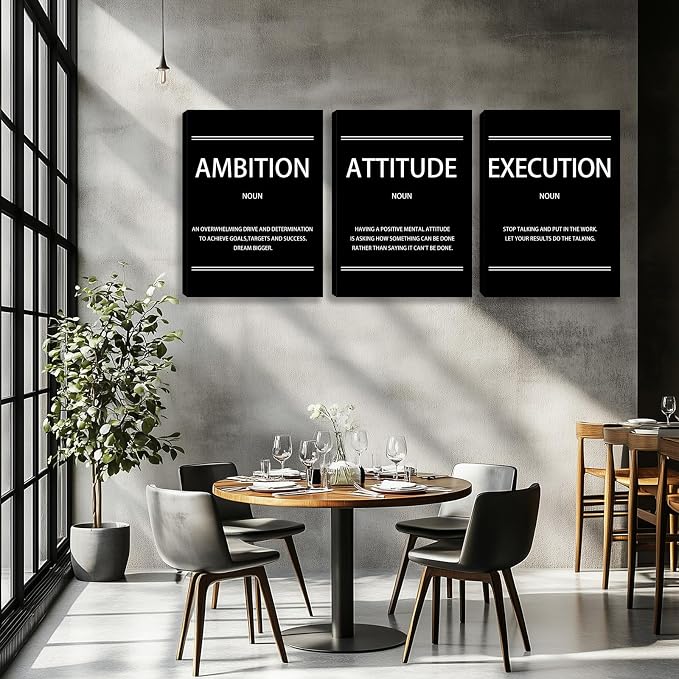 Motivational Wall Decor Paintings Inspirational Office Wall Decor Posters - Image 4