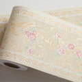 AbaBoorty Yellow Floral Wallpaper Border Decor 394"X4.1" Peel and Stick Wall by AbaBoorty