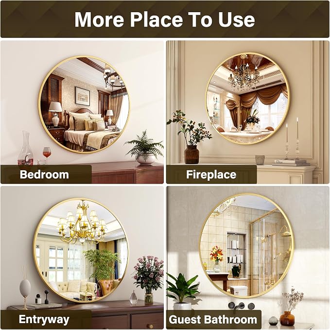 XRAMFY 24 Inch Round Mirror - Image 5