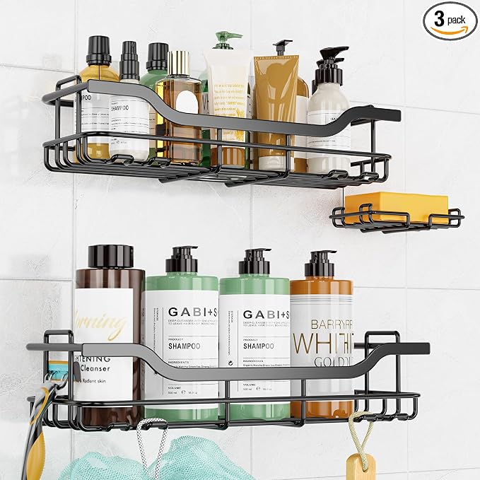 OMAIRA 3-Pack Shower Caddy by OMAIRA