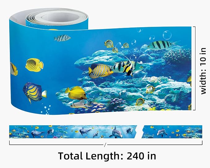 FLFK Peel and Stick Wallpaper Border Wall Decals - Image 2