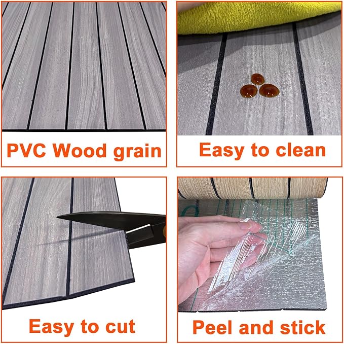 YU LI 3DH Peel and Stick PVC Slat Wall Panel 118"x15.75" Self-Adhesive Thick - Image 6