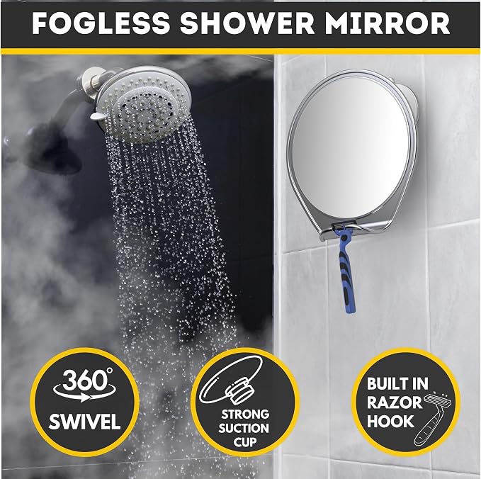 HONEYBULL Fogless Shower Mirror - Image 3