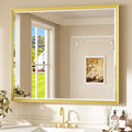 Keonjinn 42" x 36" Gold Mirrors by Keonjinn