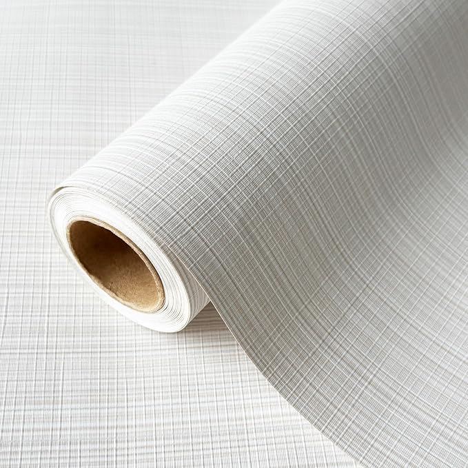 YXTII 20.8" x 196.8" Grasscloth Peel and Stick Wallpaper by YXTII