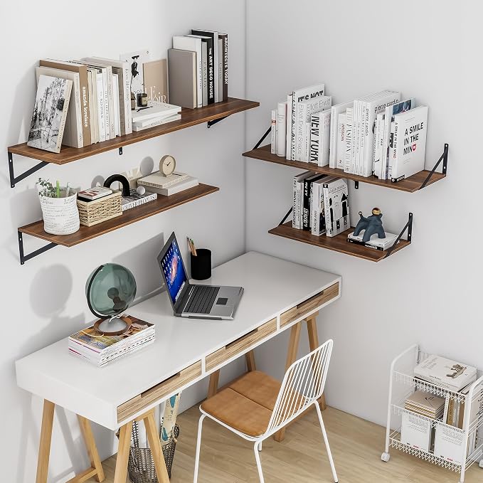 Heimlove 12 Inch Deep Floating Shelves - Image 2