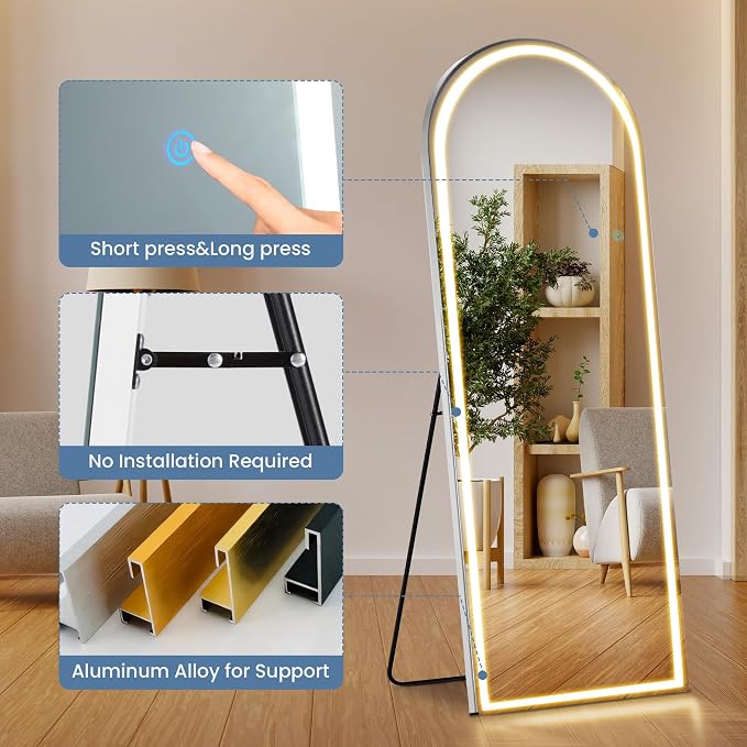 DUMOS Arched Full Length Mirror - Image 5