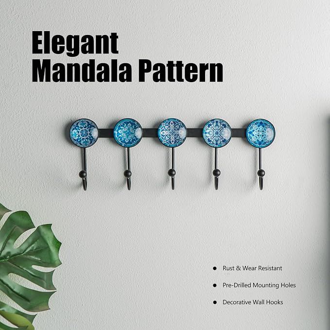 Boho Coat Rack Wall Mounted - Image 2