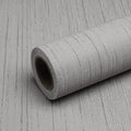 Grey Grasscloth Peel and Stick Wallpaper Vintage Texture Removable Waterproof by Qianglive
