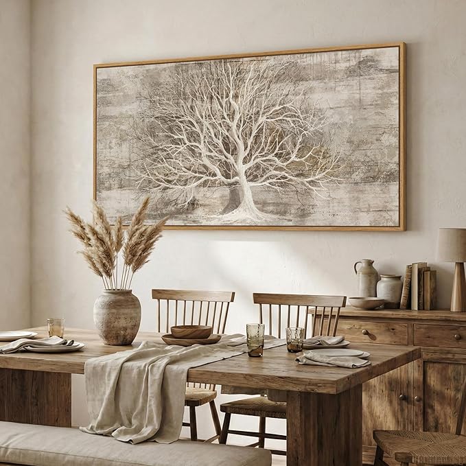 Large Framed Tree of Life Wall Art - Image 4