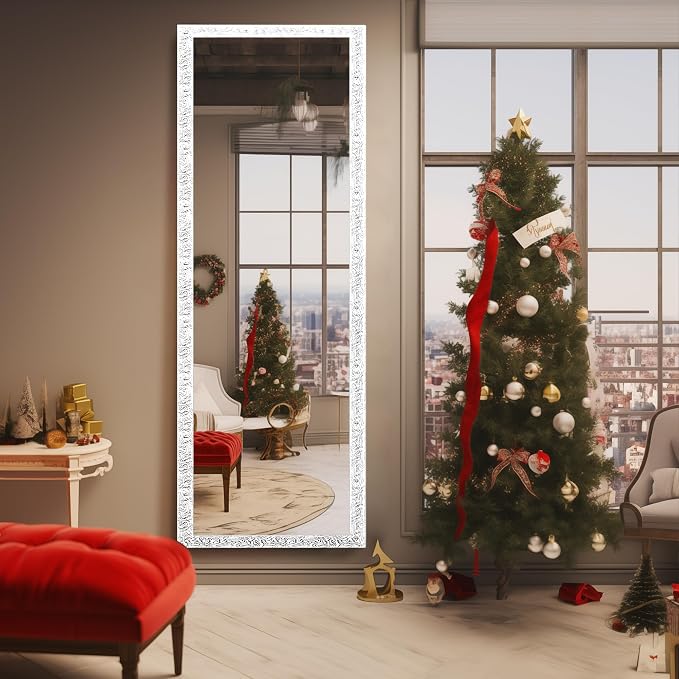 LFT HUIMEI2Y Door Mirror Full Length, Wall-Mounted Mirror Rectangle Tall - Image 2