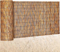 Barydat 1 Pcs 3 x 30 ft Reed Fence Roll, 85% Shade Bamboo Privacy Screen by home