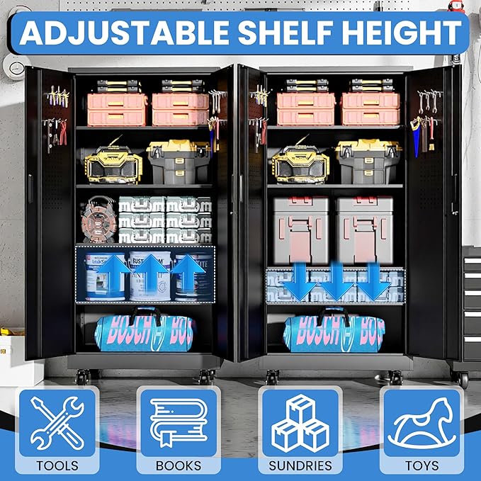 Metal Garage Storage Cabinet - Image 5