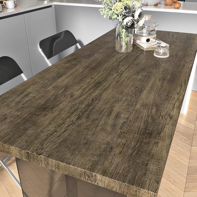 WESTICK 118" x 24" Rustic Wood Contact Paper - Image 3