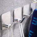 DELITON Adhesive Towel Hooks on Wall: Robe Hooks by DELITON
