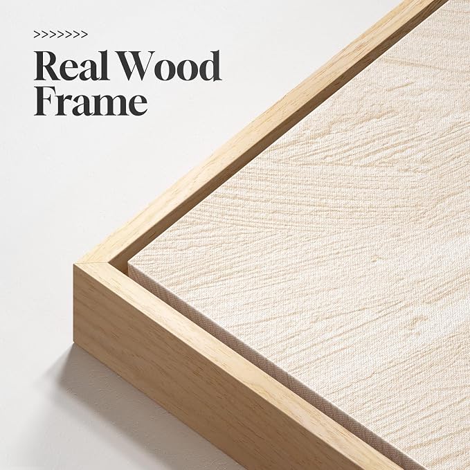 Framed Neutral Abstract Wall Art - Image 5
