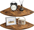 Homode Corner Shelf Wall Mount, 12 Inch Wood Floating Corner Shelves by Homode
