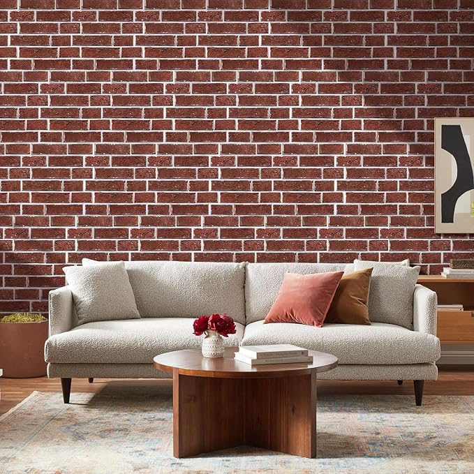 Commomy 3D Faux Brick Wall Panels Peel and Stick - Image 9