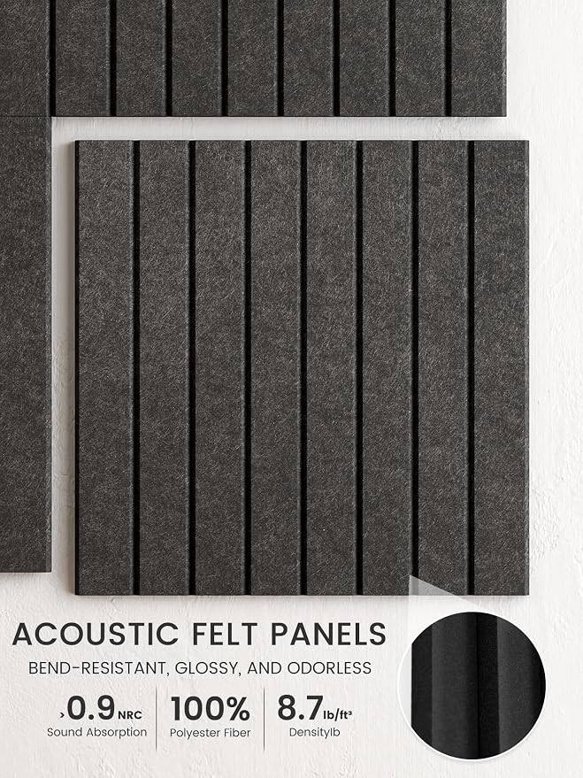 Bumusty Large Cork Board Alternative-48 x 36" Felt Bulletin Board Tiles - Image 3