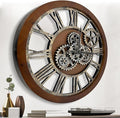 The B-Style Large Wall Clock 24 inch Moving Gear Wall Clock Oversized Vintage by TheB-StyleTB