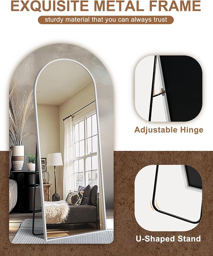 Delma Full Length Mirror, Large Floor Mirror - Image 5