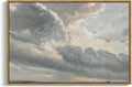 InSimSea Framed Canvas Wall Art, Landscape Wall Art, Study of Clouds Painting by InSimSeaArt