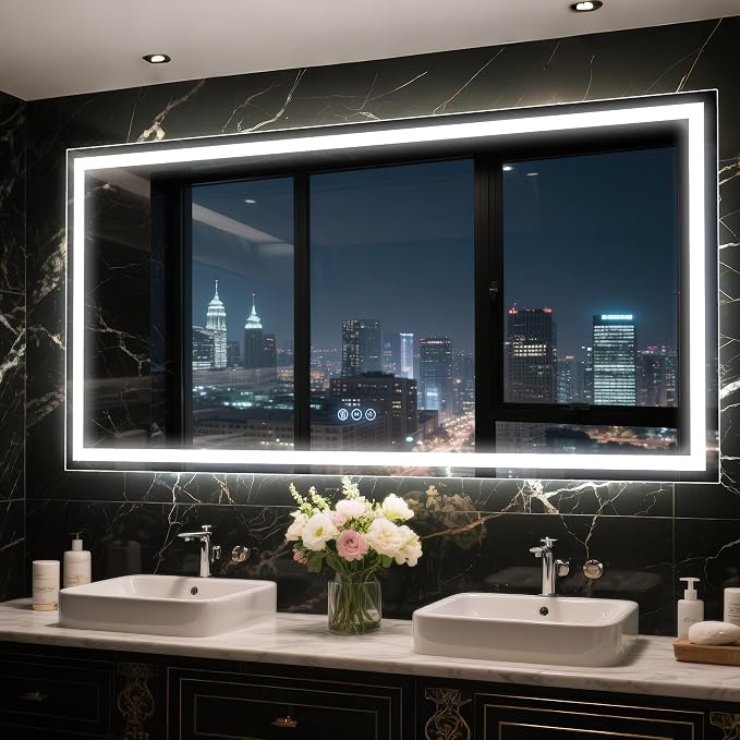Antok 72"x 36" LED Bathroom Mirror - Image 2