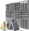 48 Pack Sound Proof Foam Panels, Decorative Soundproof Wall Panels Sound by ZELMINE