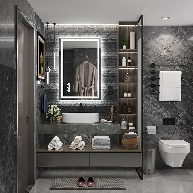 Ratsamee 24x36 Inch Led Mirror for Bathroom - Image 2