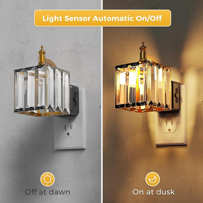 L LOHAS LED Night Light, Night Lights Plug into Wall, 3000K Soft White LED - Image 2