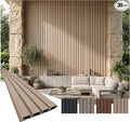 From Plain to Beautiful in Hours WPC Exterior Wall Slat Panels Waterproof by DecorativeCeilingTiles