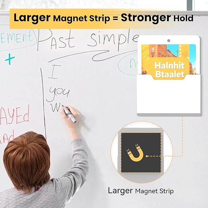 DALTACK Magnetic File Holder, Magnetic Mail and Paper Organizer - Image 5