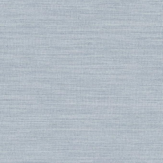 Tempaper Textured Powder Blue Horizontal Faux Grasscloth Removable Peel and by TempaperCo