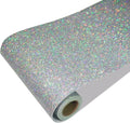 CRE8TIVE Silver Holographic Glitter Wallpaper Border Fabric Glitter Wallpaper by CRE8TIVE